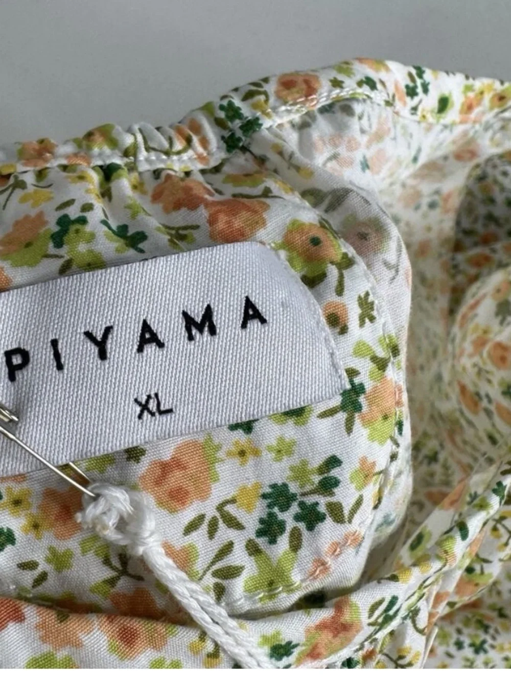 NWT | PIYAMA ~ Indah Wing Nightie - Cotton - Floret Green ~ Size XL